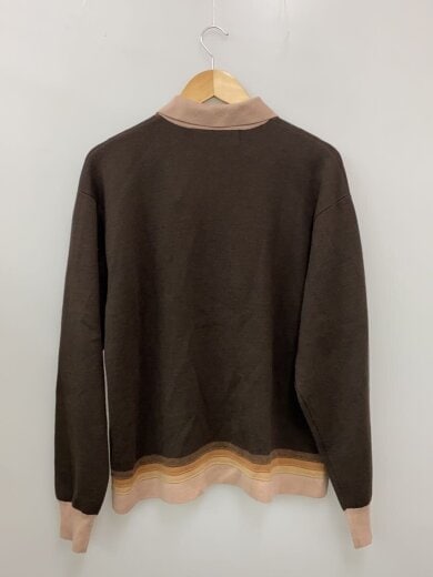 商品画像：長袖シャツ/M/アクリル/BRW/FS1284 2