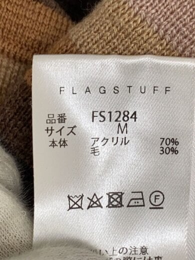 商品画像：長袖シャツ/M/アクリル/BRW/FS1284 5