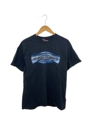 Tシャツ/L/コットン/BLK