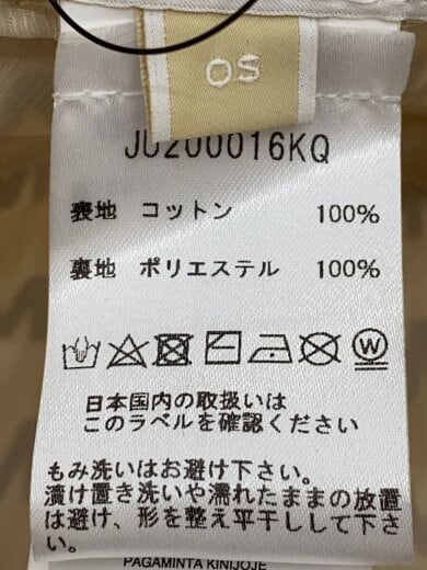 商品画像：バケットハット/--/コットン/BEG/総柄/レディース/JU200016KQ 5