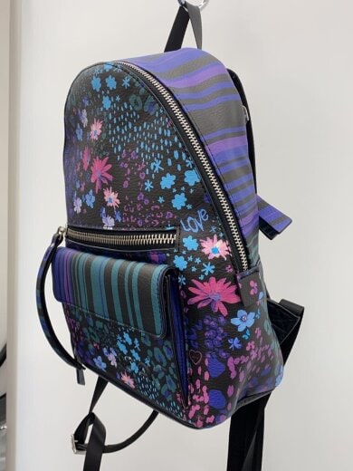 商品画像：リュック/--/BLK/総柄/22sakp25 2