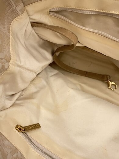 商品画像：トートバッグ/キャンバス/CRM/総柄/ニュートラベルライン/内側汚れ有 7