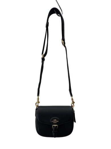 商品画像：ショルダーバッグ/レザー/BLK/無地/CP001 1