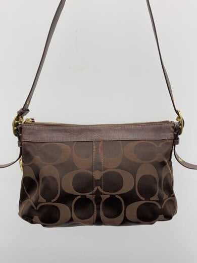 商品画像：イーストウエストダッフルショルダー_クローバーシグネチャー_ブロンズレザー/--/BRW/総柄 3