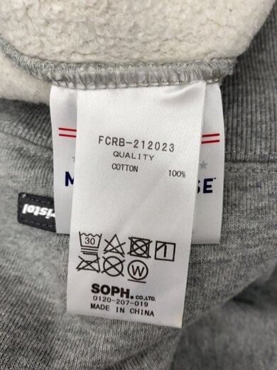 商品画像：MLB TOUR TEAM SWEAT HOODIE/L/コットン/GRY/無地/fcrb-212023 4