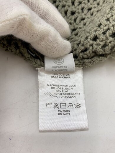 商品画像：O dyed mesh tank/M/コットン/KHK 5