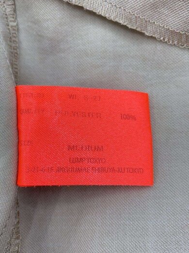 商品画像：半袖シャツ/M/ポリエステル/BEG/WL-S-27 5