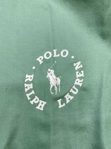 商品画像：三角タグ/80s-90s/ナイロンスウィングトップ/チンスト/L/ナイロン/GRN/無地 8