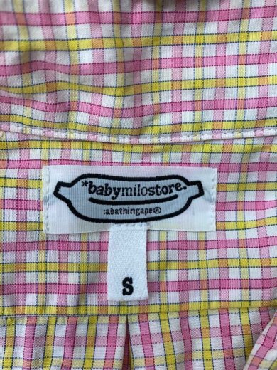 商品画像：長袖シャツ/S/コットン/PNK/チェック 3