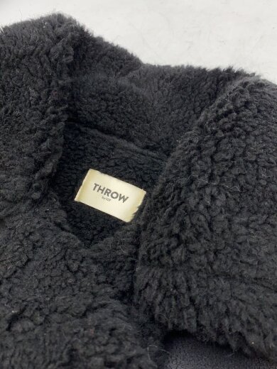 商品画像：レザームートンジャケット/FREE/ポリエステル/BLK/無地 8