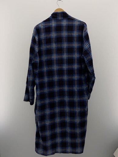 商品画像：コート/L/コットン/BLU/チェック 2