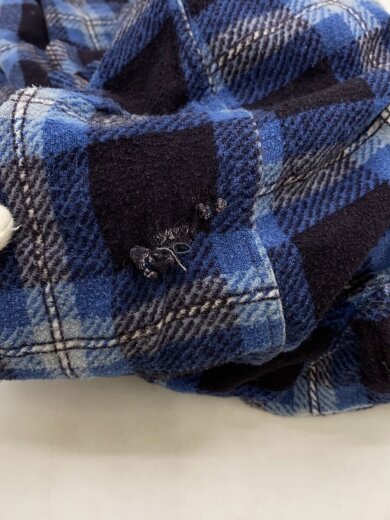 商品画像：コート/L/コットン/BLU/チェック 6