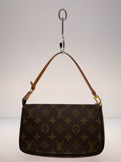 商品画像：1)ポシェット・アクセソワール_モノグラム・キャンバス/PVC/BRW// 3