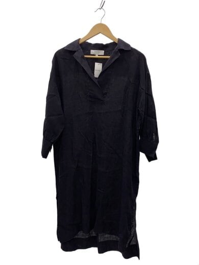 商品画像：半袖ワンピース/2/リネン/BLK/b0282bfb016 1