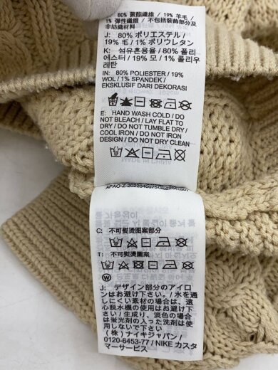 商品画像：ニット・セーター(厚手)/XL/ポリエステル/CRM/無地/DQ5177-206 5