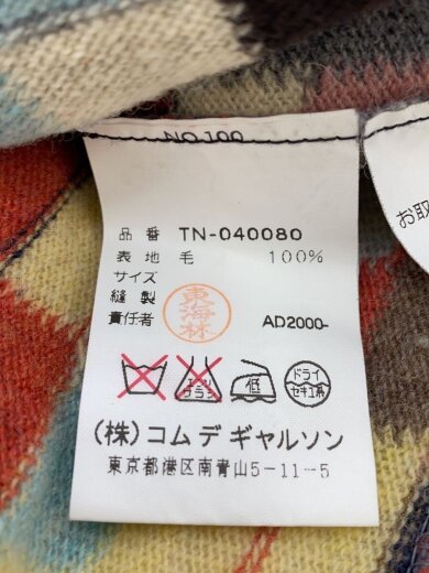 商品画像：ニット・セーター(薄手)/--/ウール/マルチカラー/総柄/TN-040080 4