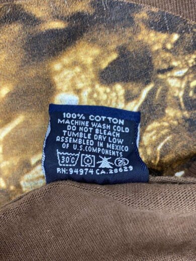 商品画像：長袖Tシャツ/XL/コットン/BRW 4
