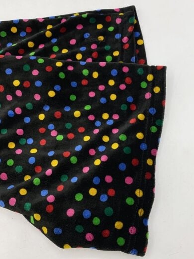 商品画像：セットアップ/120cm/ベロア/BLK/ドット/Y526-011 8