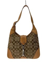 ラージホーボー_ハンプトンズ_シグネチャー_ベージュ/キャンバス/BEG