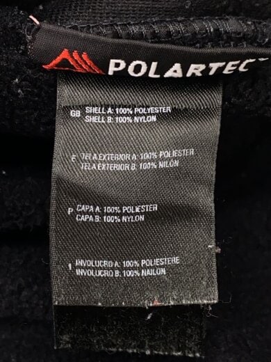 商品画像：フリースジャケット/L/ポリエステル/BLK/89年復刻/POLARTEC 4