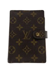 手帳カバー/レザー/BRW/メンズ/アジェンダPM