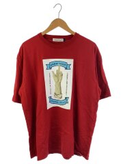 Tシャツ/5/コットン/RED/UC1D3810