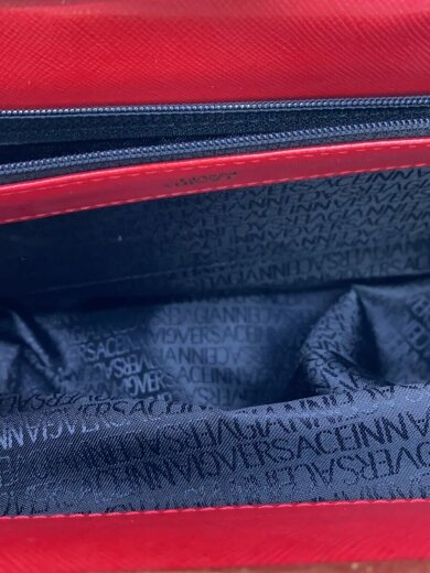 商品画像：ハンドバッグ/ガマ口/RED/無地 6