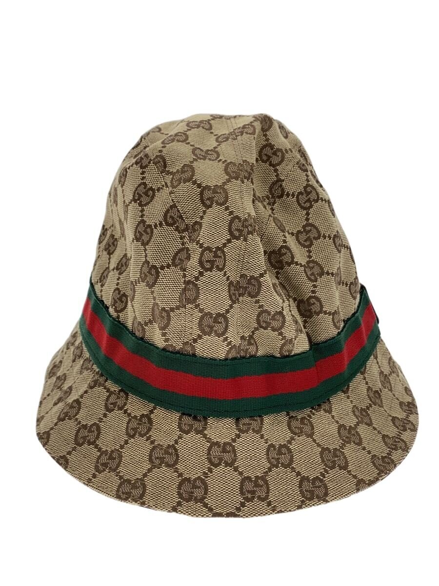 GUCCI / ハット/XL/ポリエステル/CML/メンズ