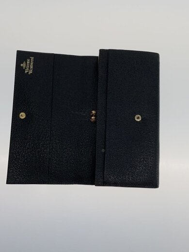 商品画像：長財布/レザー/BLK/無地/レディース 4