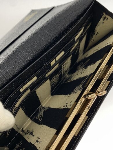 商品画像：長財布/レザー/BLK/無地/レディース 6