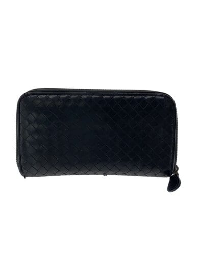 画像：BOTTEGA VENETA長財布/レザー/BLK/無地/メンズ/114076 001N1