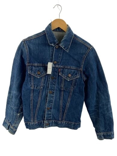 商品画像：Gジャン/--/デニム/IDG/無地/70505/70s/ボタン裏524/ビッグE/不均等V 1