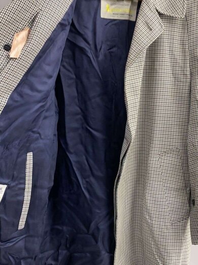 商品画像：ステンカラーコート/34/ポリエステル/GRY/千鳥格子 7