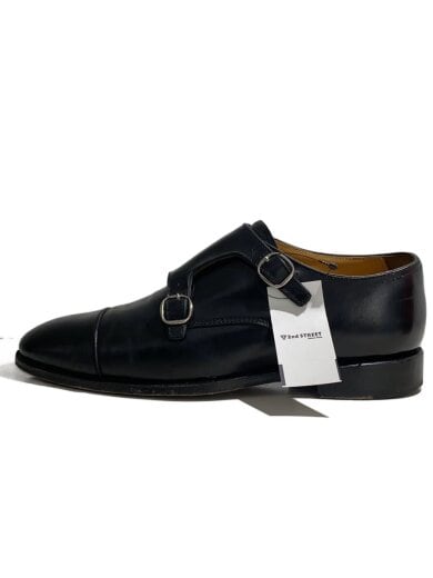 商品画像：ドレスシューズ/US7.5/BLK/レザー 1