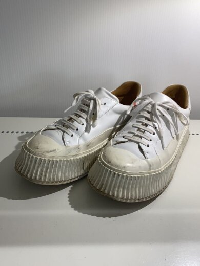 商品画像：ローカットスニーカー/40/WHT/レザー/プラットフォーム 2