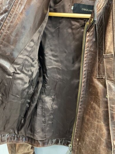 商品画像：シングルライダースジャケット/42/レザー/BRW 6