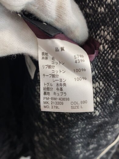 商品画像：ジャケット/--/ウール/BLK/mk.21309 4