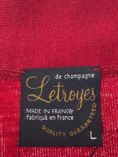 商品画像：カーディガン(薄手)/L/ウール/RED 3