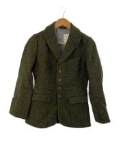 テーラードジャケット/2/ウール/KHK/ヘリンボーン/71010033