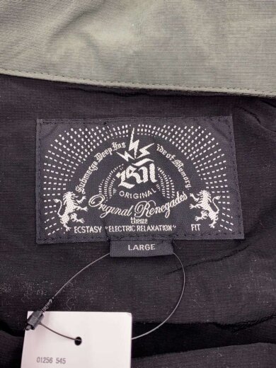 商品画像：ソフトシェルナイロンジャケット/L/KHK/無地 3