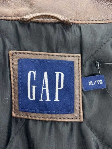 商品画像：レザージャケット・ブルゾン/XL/牛革/BRW/CA17897/90s/old GAP// 3