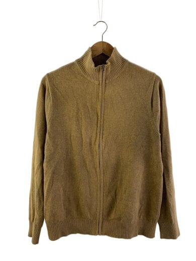 商品画像：ブルゾン/ドライバーズニット/コットン/カシミヤ混/CML/無地/フルジップ/色褪せ有// 1