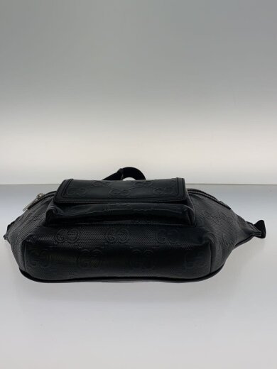 商品画像：ベルトバッグ_GGエンボス/レザー/BLK 4