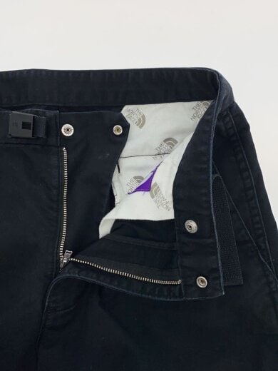 商品画像：STRETCH TWILL WIDE TAPERED PANTS/30/コットン/BLK 3