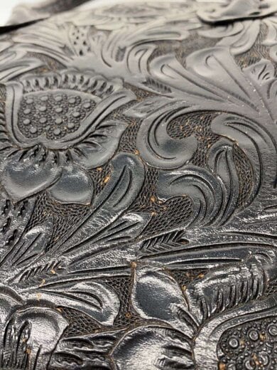 商品画像：トートバッグ/レザー/BLK/総柄 7