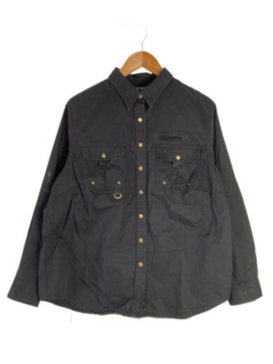 画像：POLO RALPH LAUREN長袖シャツ/1X/コットン/BLK1