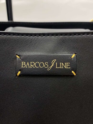 商品画像：トートバッグ/レザー/BLK/barcos line 5