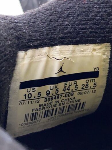 商品画像：AIR JORDAN 4 RETRO/エアジョーダンレトロ/ブラック/308497-008/28.5cm/BLK// 5