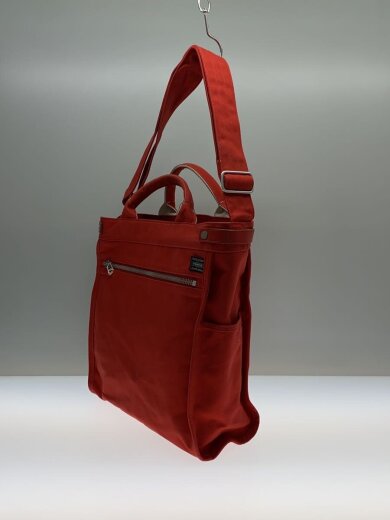 商品画像：トートバッグ/キャンバス/RED/667-09785// 2
