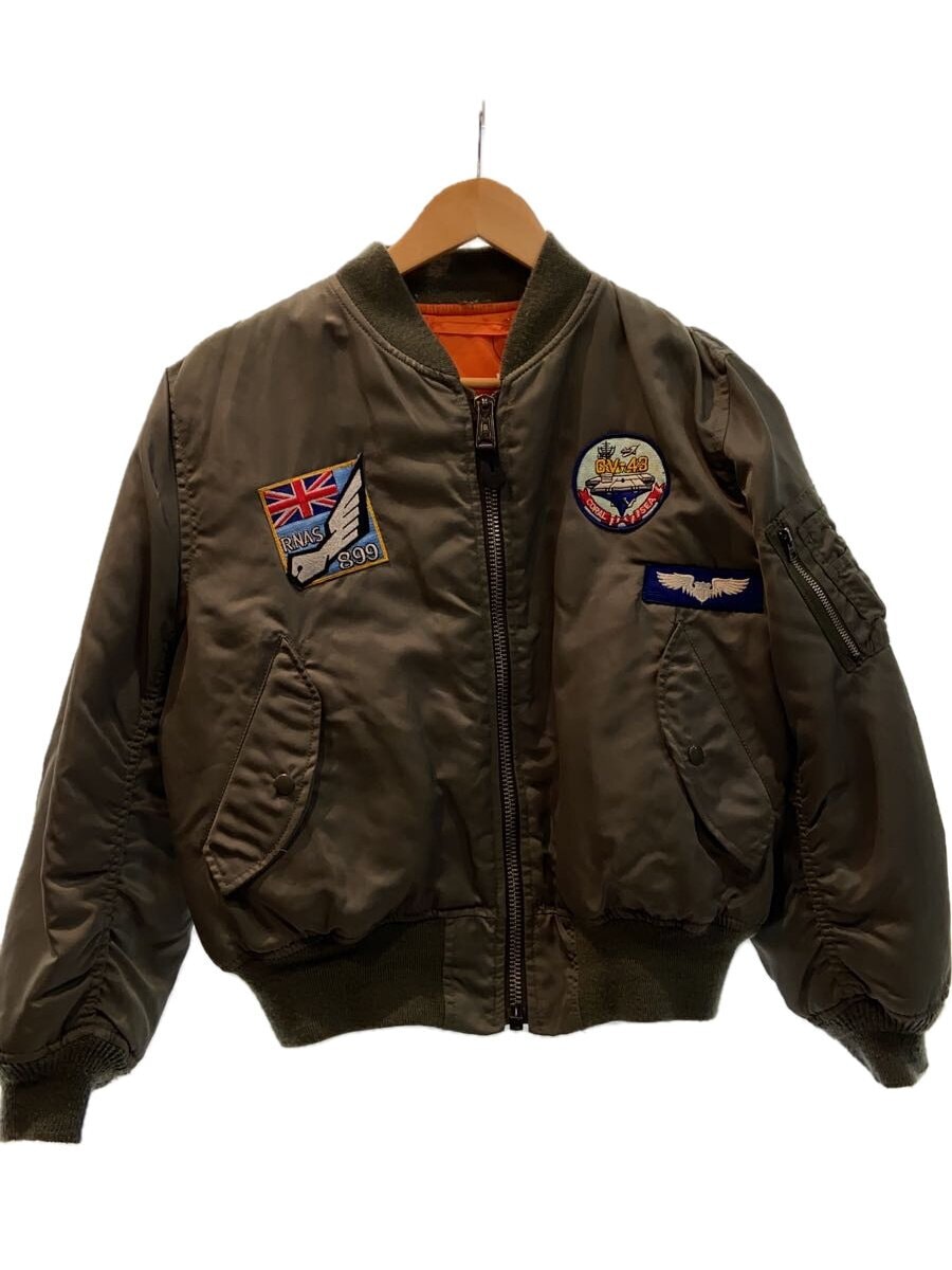 HOUSTON / ジャケット/M/ナイロン/KHK/無地